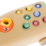 Magnetic game feed the bird on wheels