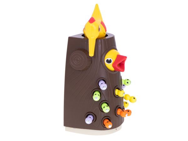 Magnetic game feed the bird catch the worm