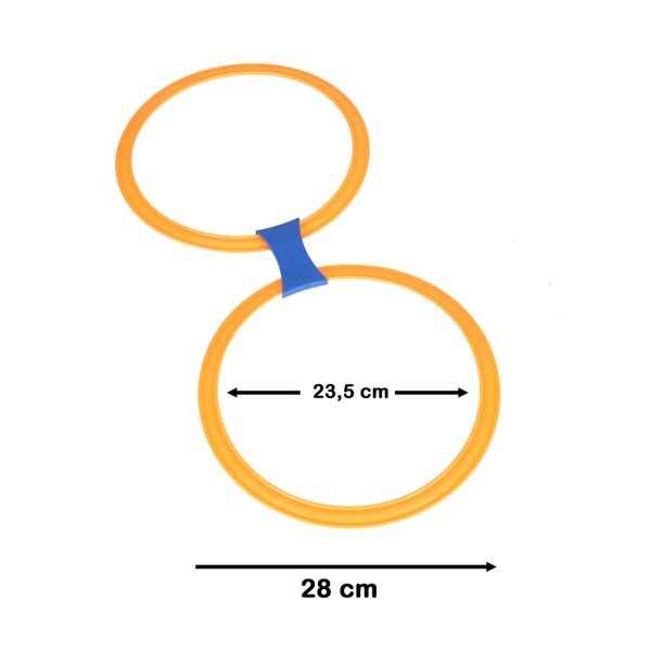 Classroom game coloured hoops 10 wheels and connectors