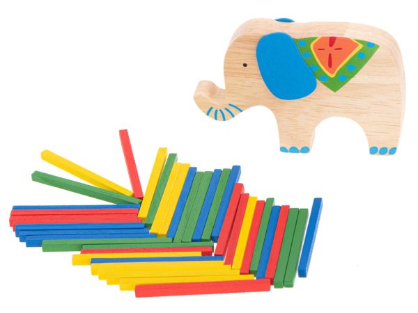 Balancing elephant elephant dexterity puzzle game