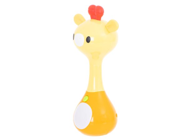 Rattle teether + sounds lights giraffe HOLA