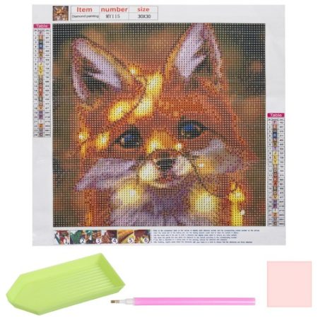 Diamond mosaic 5D Fox skinstars.lt