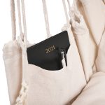 Hammock chair with cushions cream color