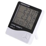 Hygrometer Thermometer Humidity Clock HTC-2