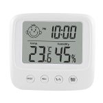 Hygrometer Clock Room thermometer Humidity meter LCD