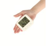 Hygrometer Clock Room thermometer Humidity meter LCD