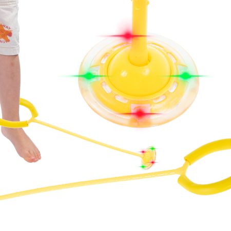 Hula hop leg jumping ball luminous LED yellow