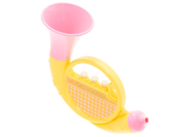 Musical instruments trumpet tambourine flute
