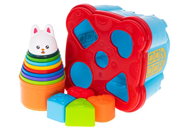 Bunny castle cups tower pyramid sorter