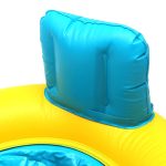 Wheel pontoon with seat for mother and child