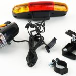 Bicycle lights with indicator - set
