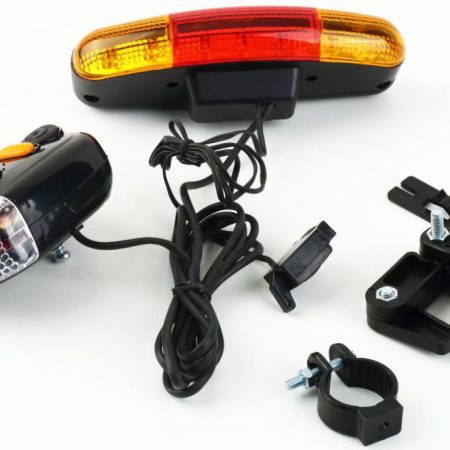 Bicycle lights with indicator - set