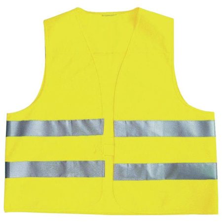 Yellow warning waistcoat size L