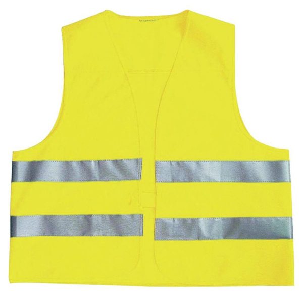 Yellow warning waistcoat size L