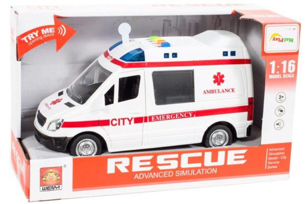 Ambulance with sound drive 1:16