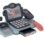 Cash register shopping basket terminal