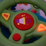 Interactive steering wheel for the car melodies HOLA