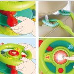 Interactive steering wheel for the car melodies HOLA