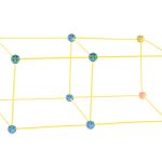 Construction blocks tube straw base tent house 75el.