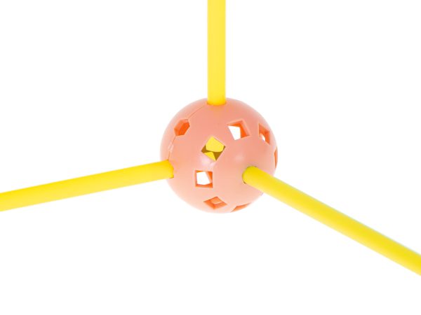 Construction blocks tube straw base tent house 75el.