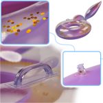 Inflatable wheel with glitter XXL