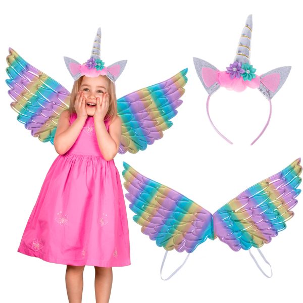 Unicorn wings costume headband