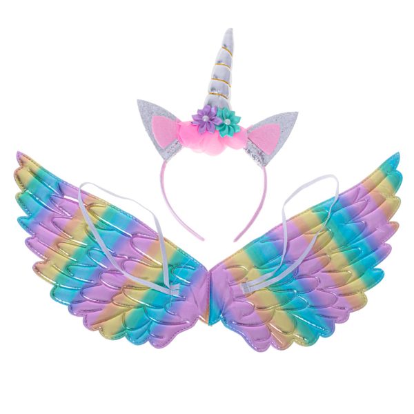Unicorn wings costume headband