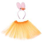 Bunny costume skirt headband carrot