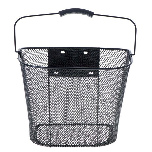 Bicycle basket front metal