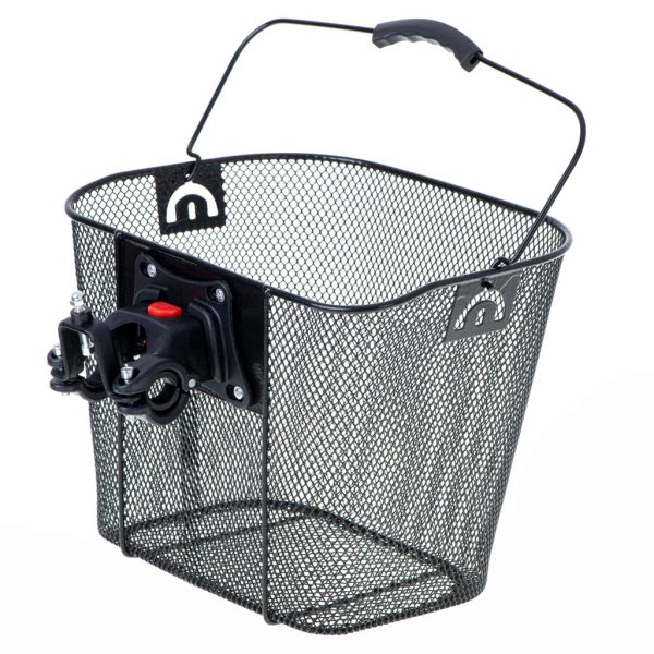 Bicycle basket front metal