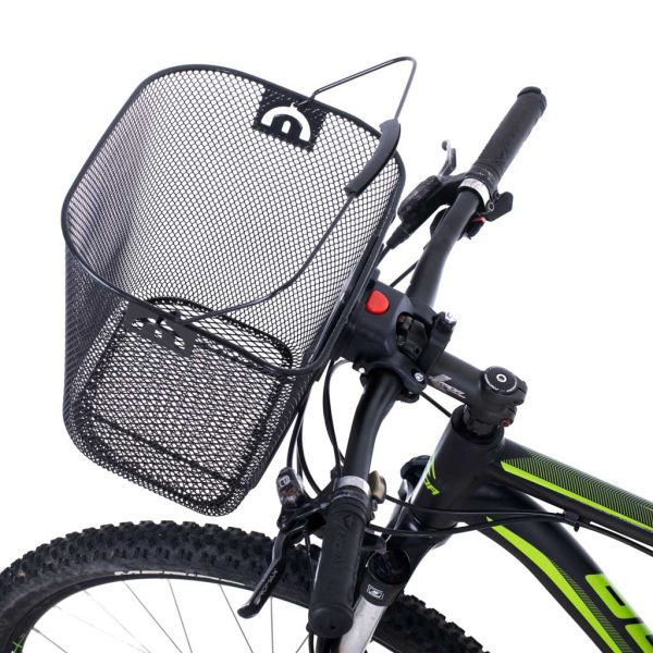 Bicycle basket front metal
