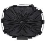 Front basket bicycle basket folding cover click black