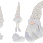 Christmas gnome with beard white 47cm
