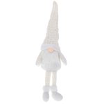 Christmas gnome with beard white 47cm