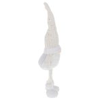 Christmas gnome with beard white 47cm