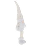 Christmas gnome with beard white 47cm