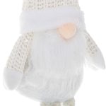 Christmas gnome with beard white 47cm