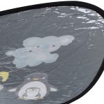 Static curtain sunshade car window cover monkey