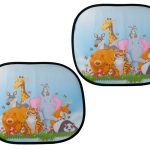 Static sun curtain car window cover bear