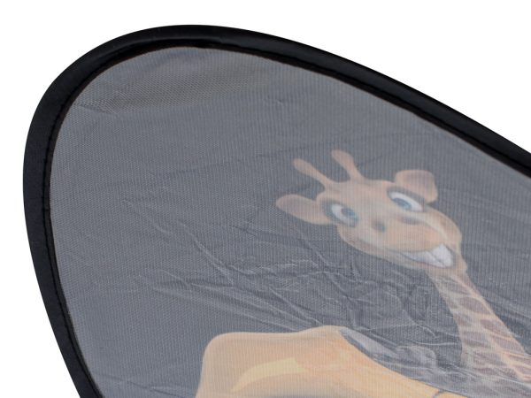Static sunshade curtain car window cover giraffe