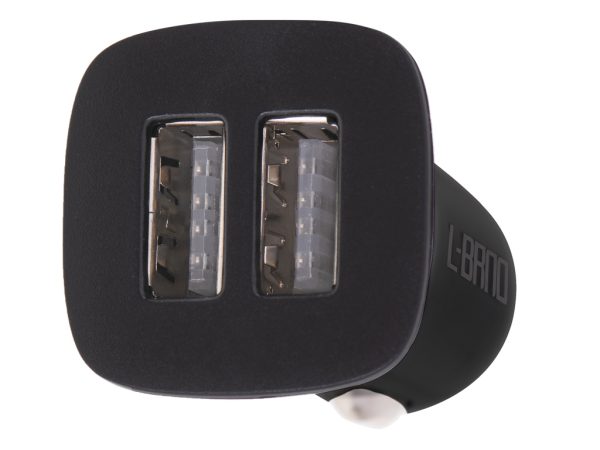 L-BRNO car charger Dual USB + Type-c black