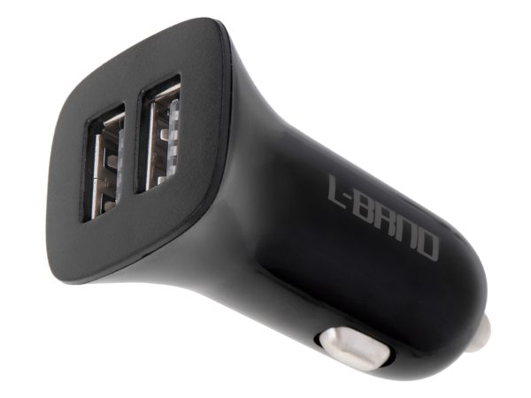 L-BRNO car charger Dual USB + Type-c black