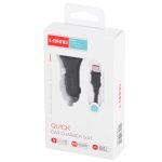 L-BRNO car charger Dual USB + Type-c black