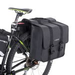 Bicycle pannier bag double two-chamber side for bicycle holder, L-BRNO