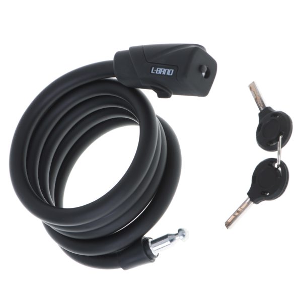 L-BRNO bicycle safety lock long helix key 150cm