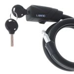 L-BRNO bicycle safety lock long helix key 150cm