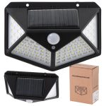Solar motion and dusk sensor lamp 100 LED
