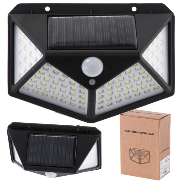 Solar motion and dusk sensor lamp 100 LED