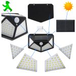 Solar motion and dusk sensor lamp 100 LED