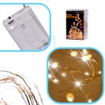 LED decorative wire lights 10m 100LED warm white